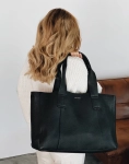 LEILA czarna shopper lgs