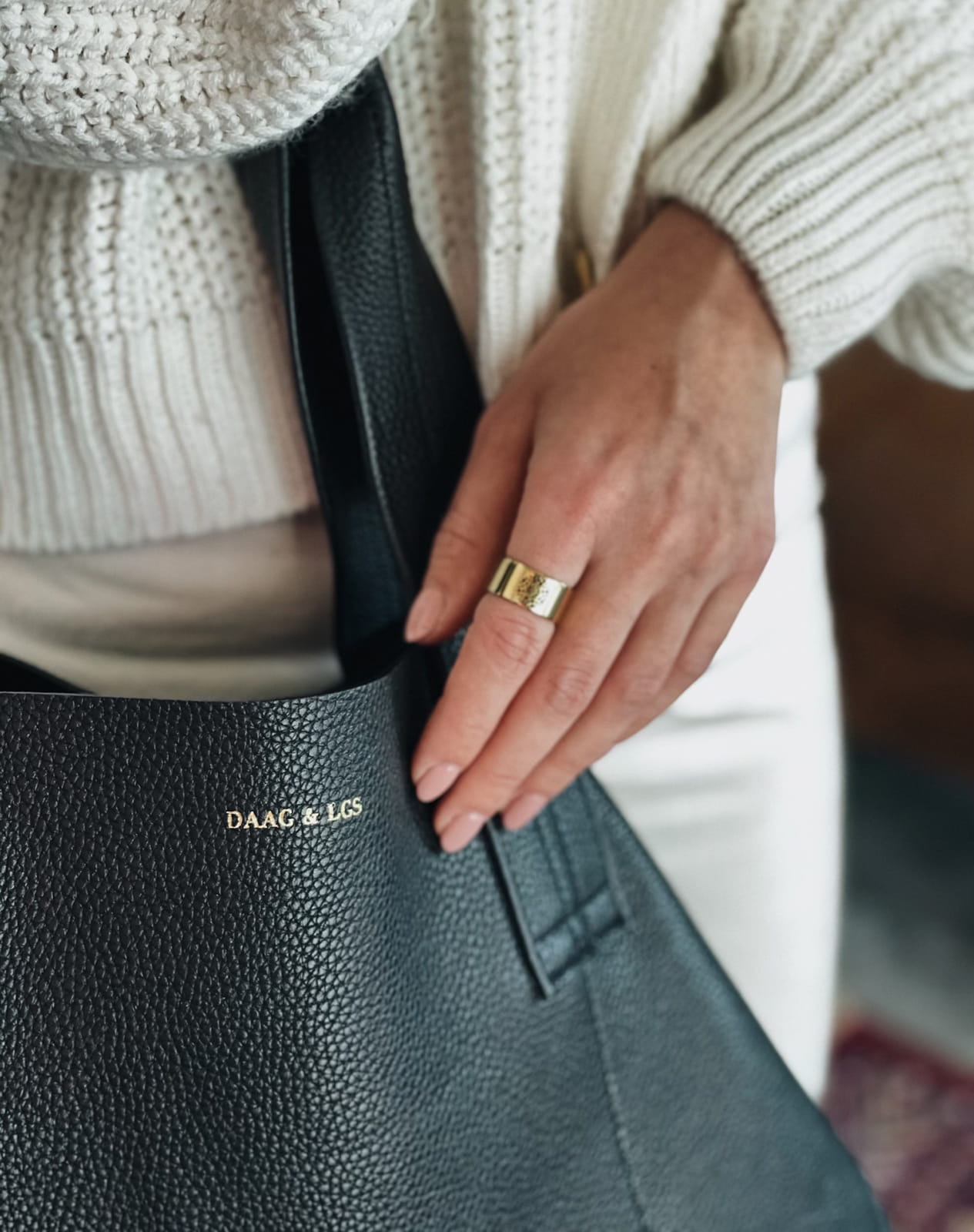 LEILA LGS shopper czarna