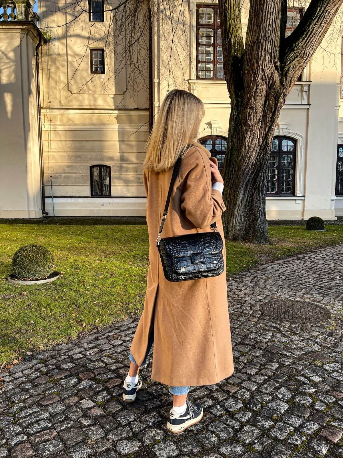 MADELINE czarna skórzana torebka damska duża