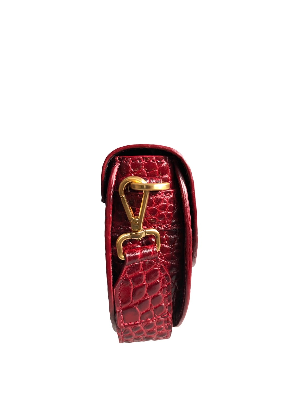 ROSALIE kolor wina torebka damska półksiężyc