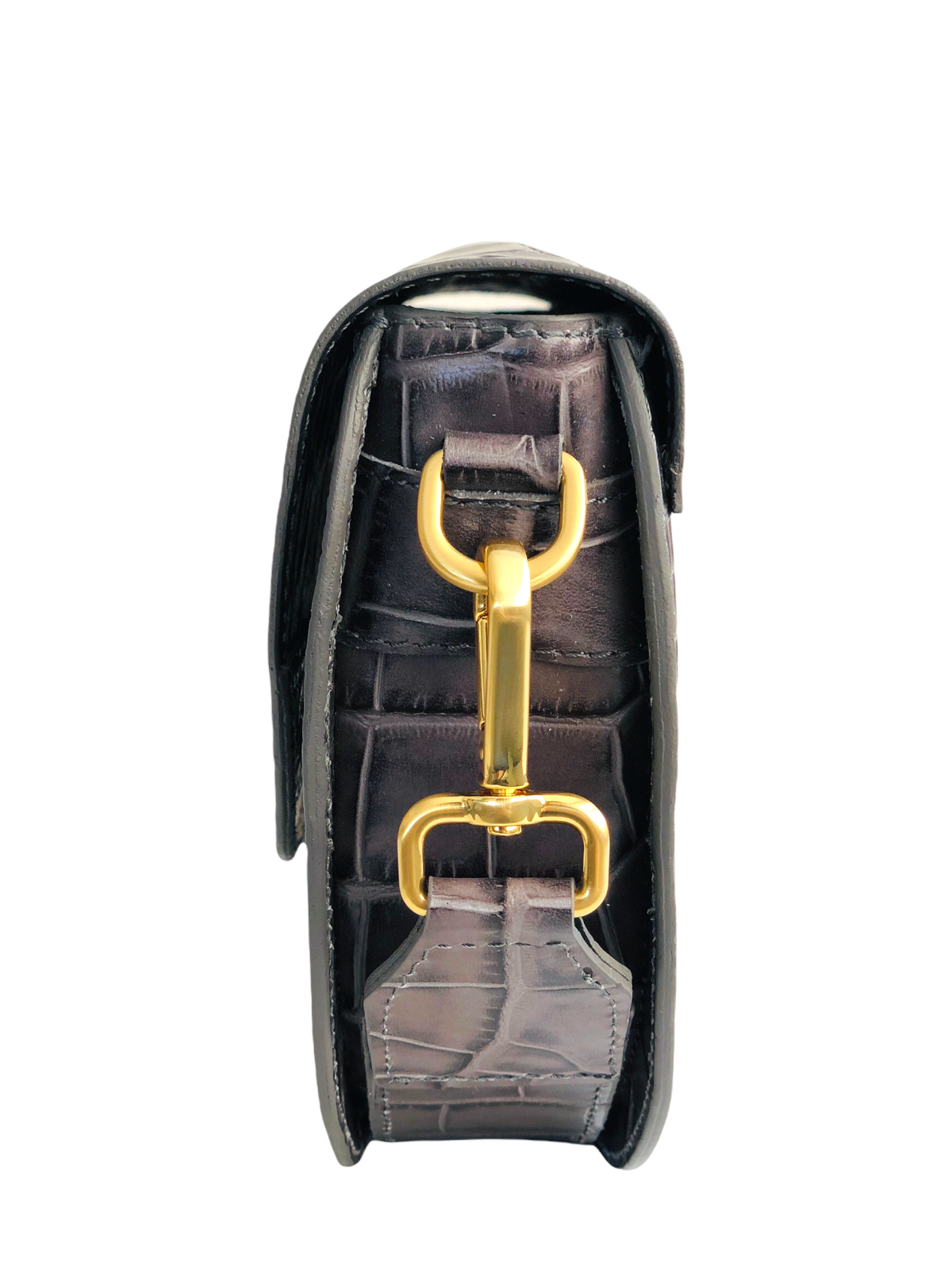 ROSALIE szara torebka damska półksiężyc