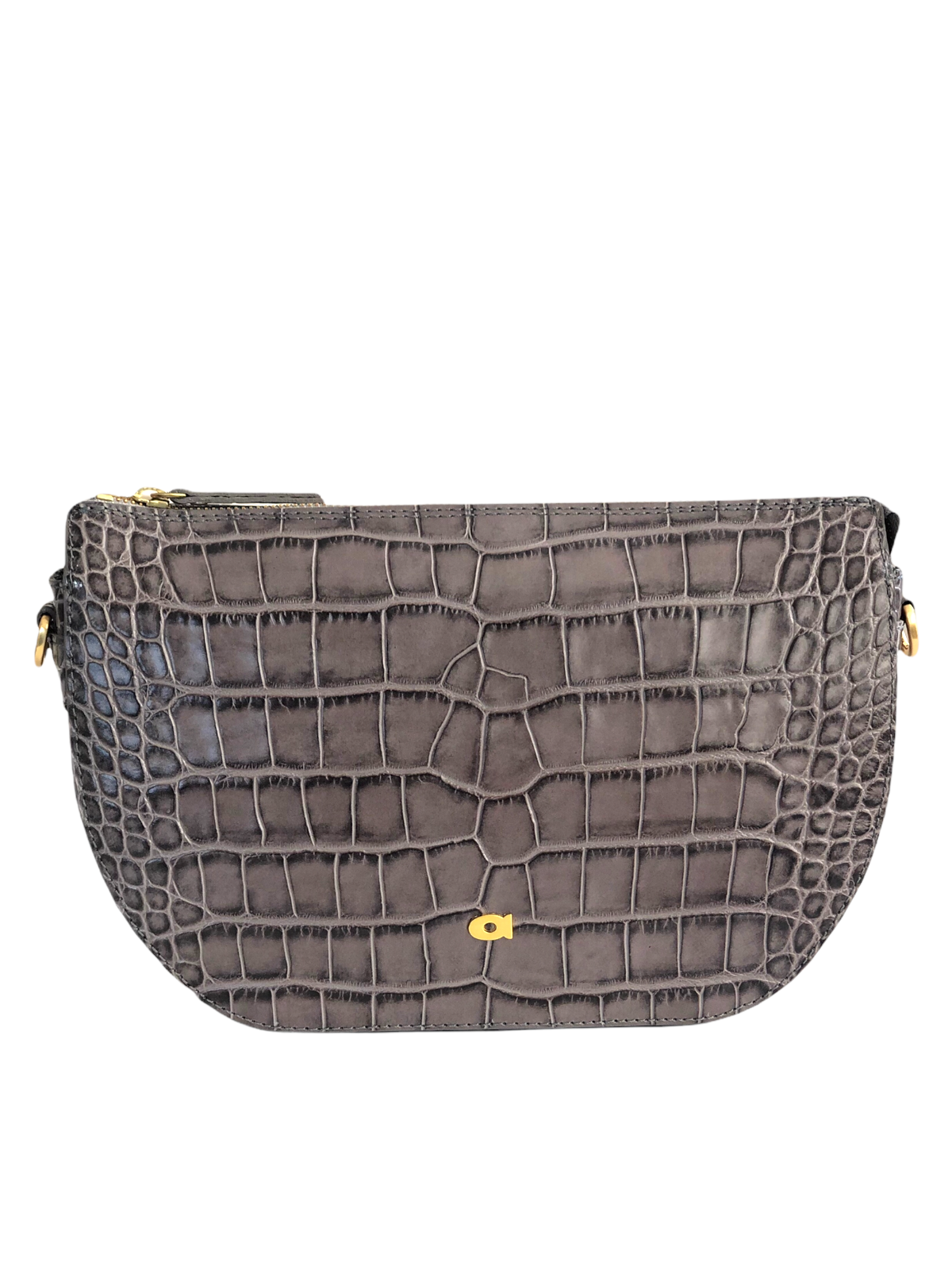 CHARLOTTE szara torebka damska półksiężyc