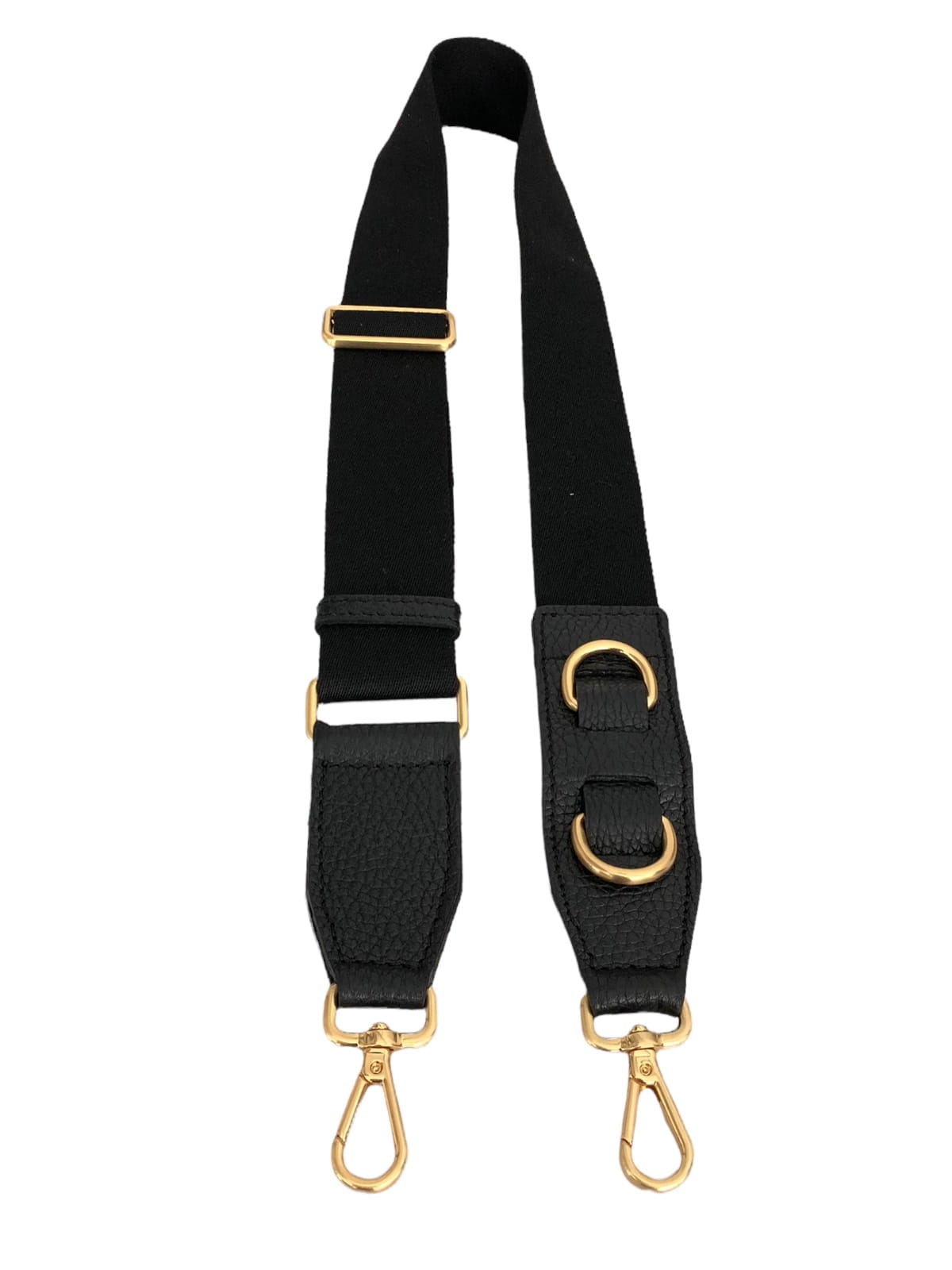 LARISSA czarna duża damska nerka saszetka torebka tkanina