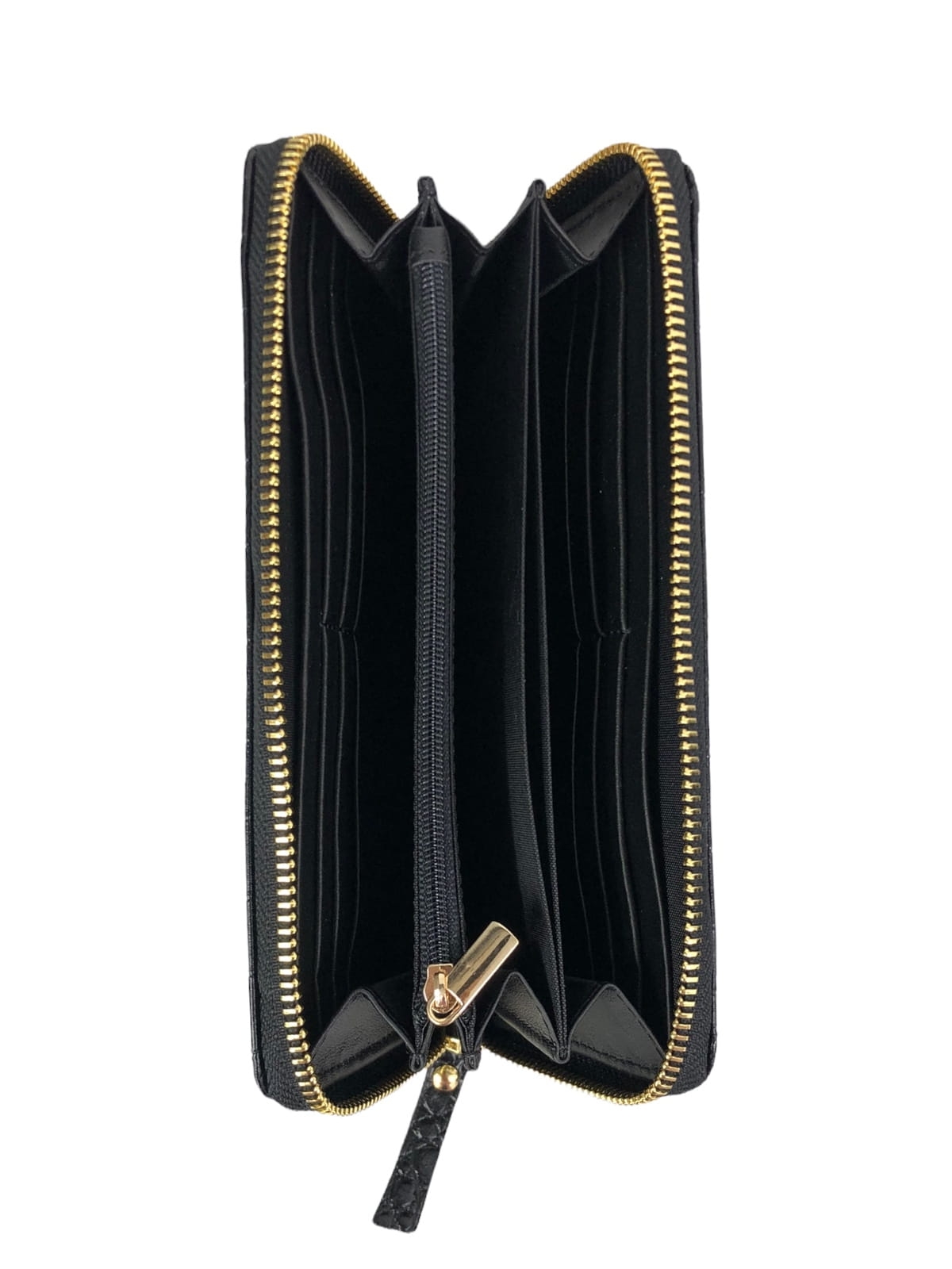 MADISON czarny skórzany portfel damski