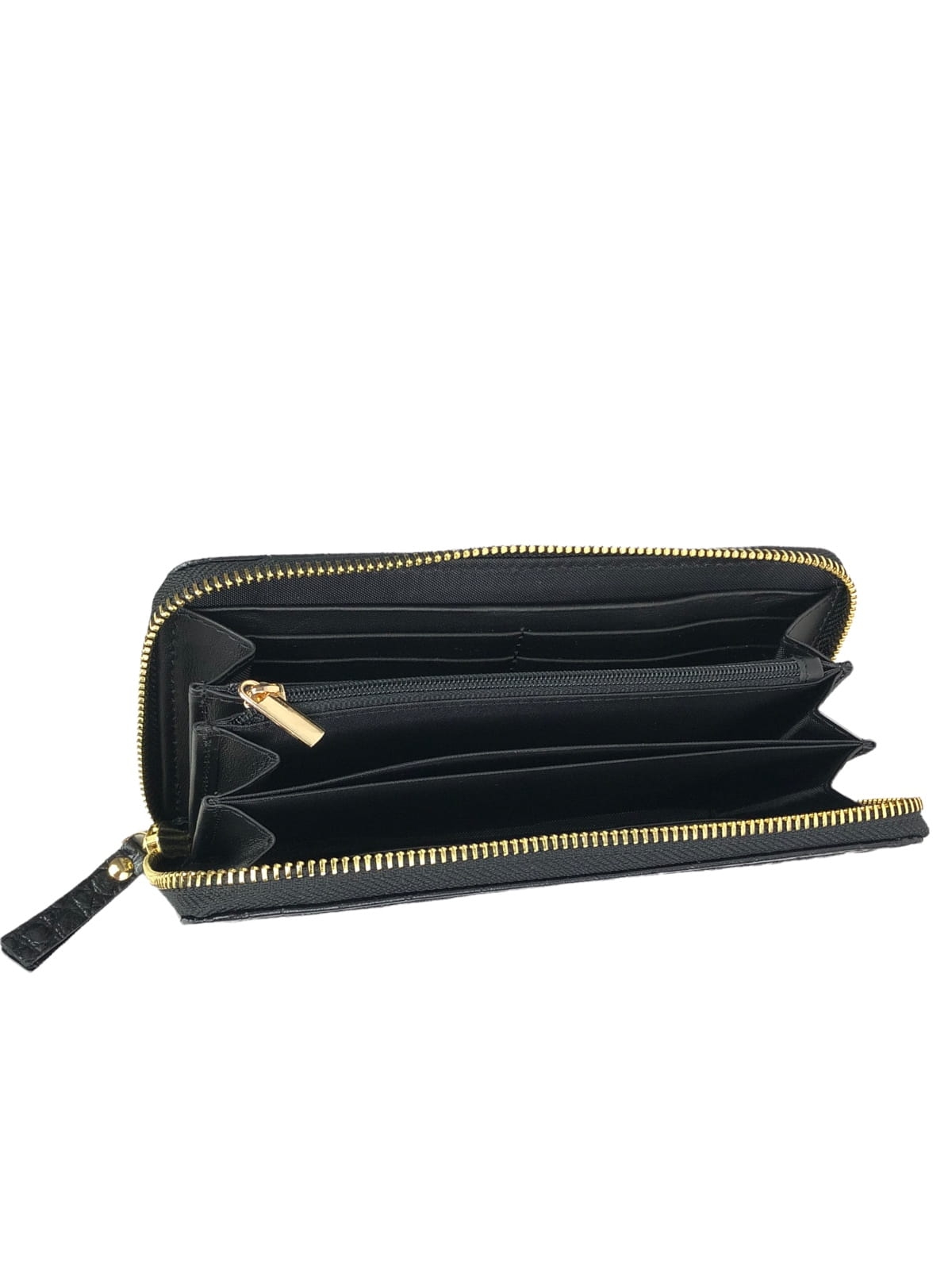 MADISON czarny skórzany portfel damski