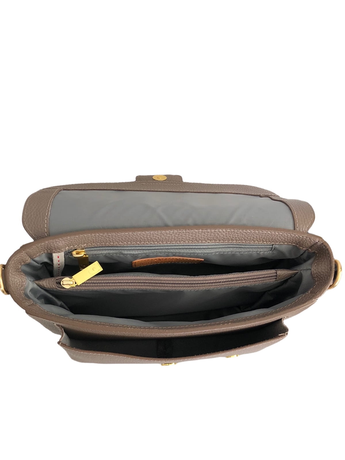 MADELINE taupe groszek torebka damska duża