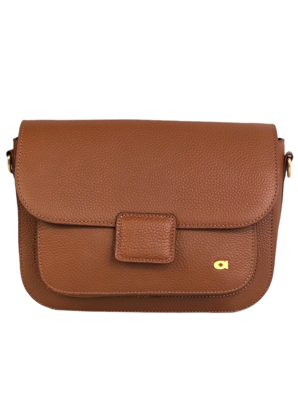 MADELINE koniak groszek torebka damska duża