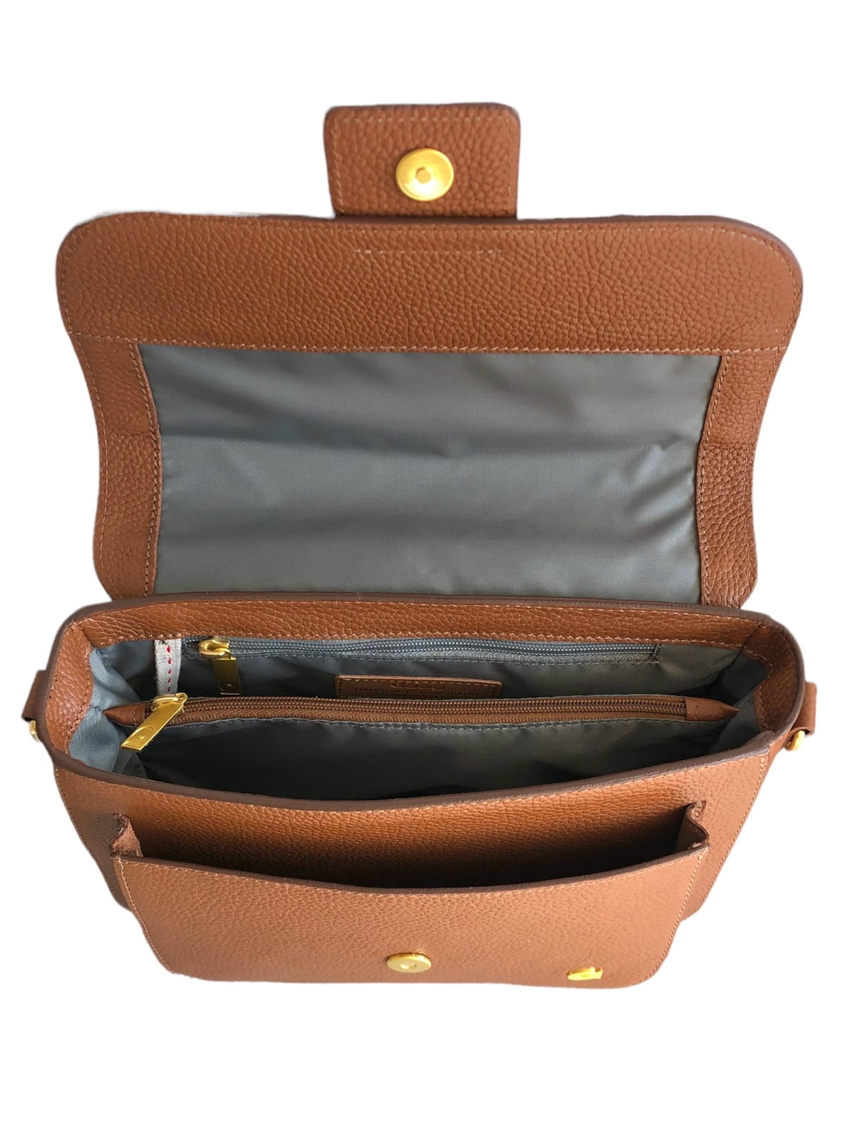 MADELINE koniak groszek torebka damska duża