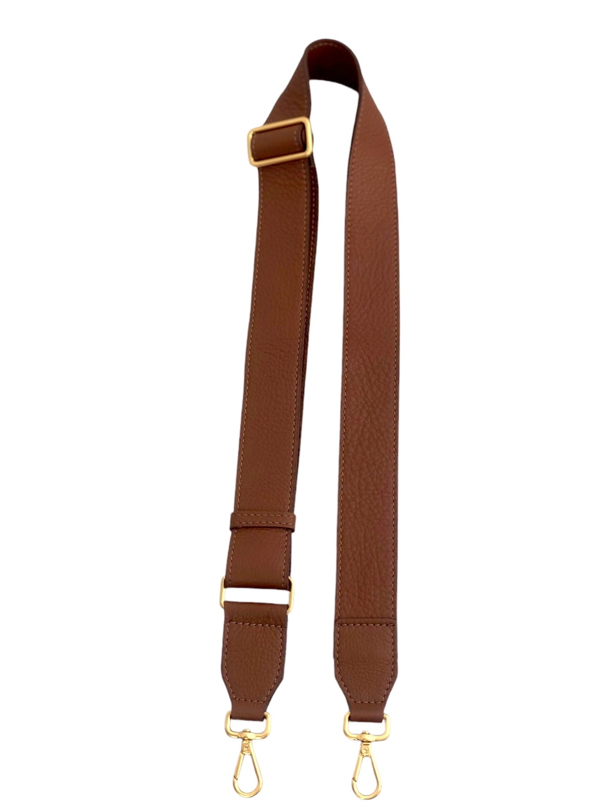 SALLY 1 koniak skórzana torebka damska listonoszka groszek