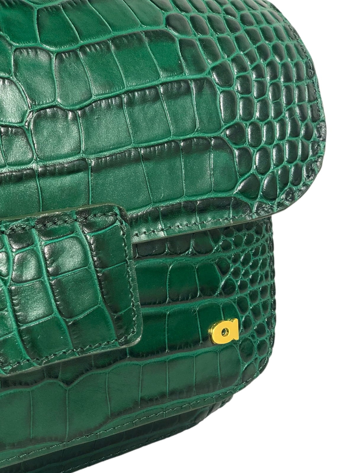 MADELINE butelkowa zieleń skórzana torebka damska duża