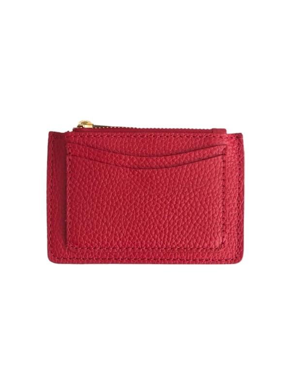 ARIA czerwone etui daag zero waste skórzane etui groszek