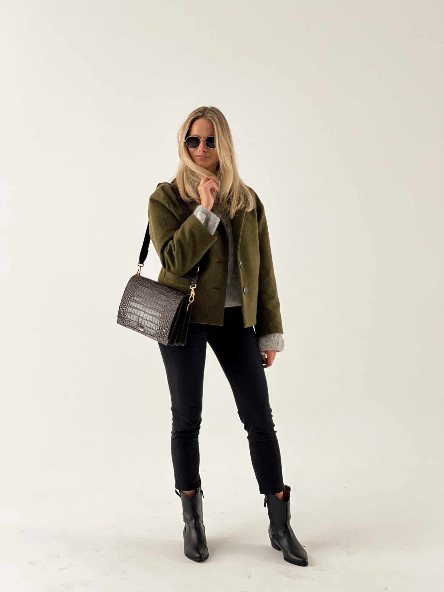 HARMONY brązowa skórzana torebka damska duża