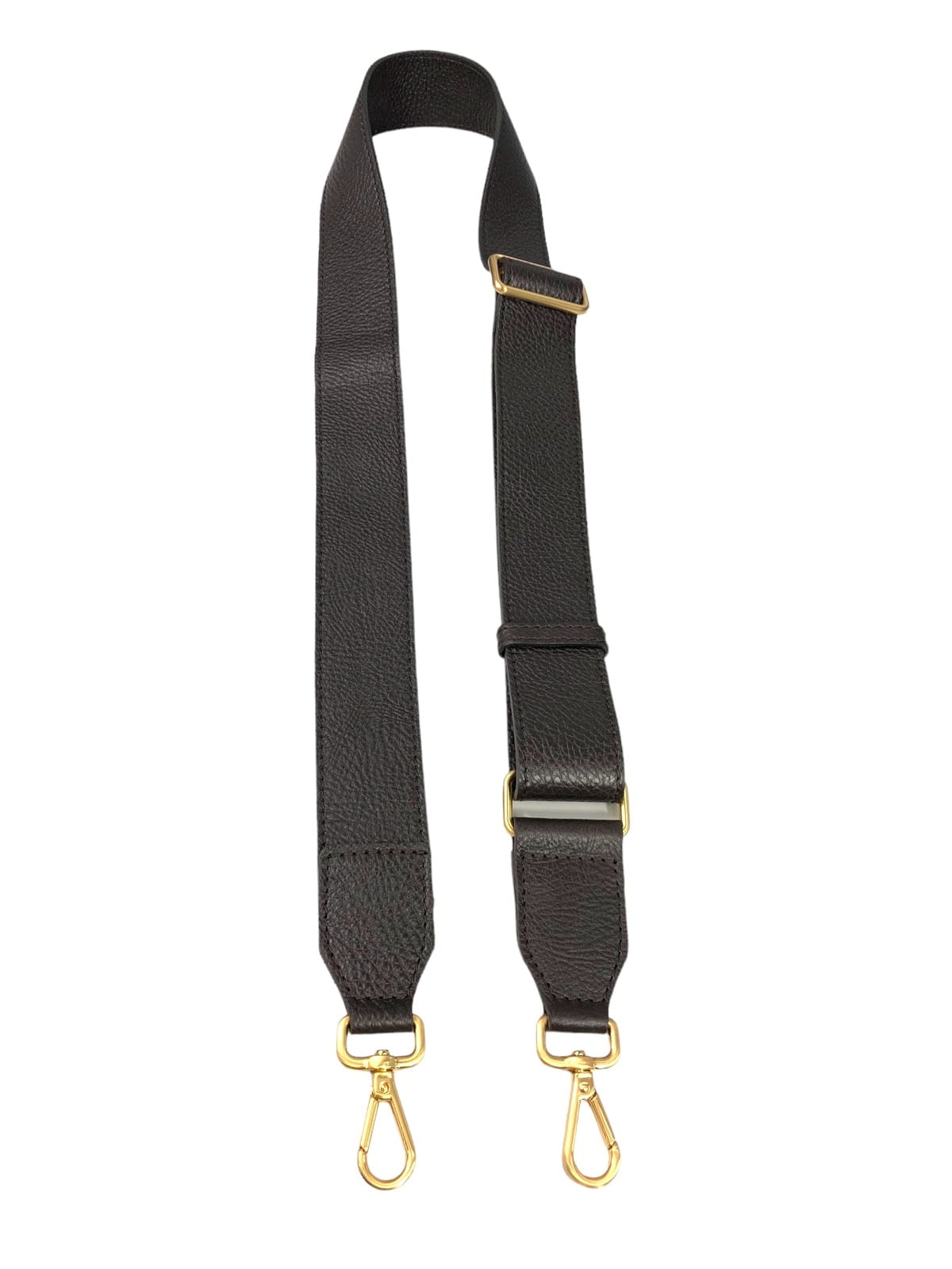 SALLY 1 brąz skórzana torebka damska listonoszka groszek