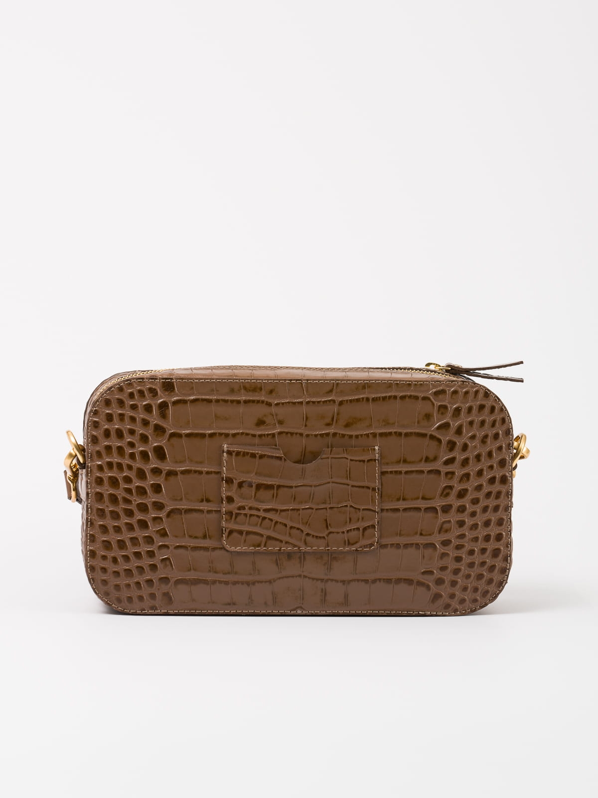 SALLY 2 beżowa duża skórzana torebka damska listonoszka torebka na ramię