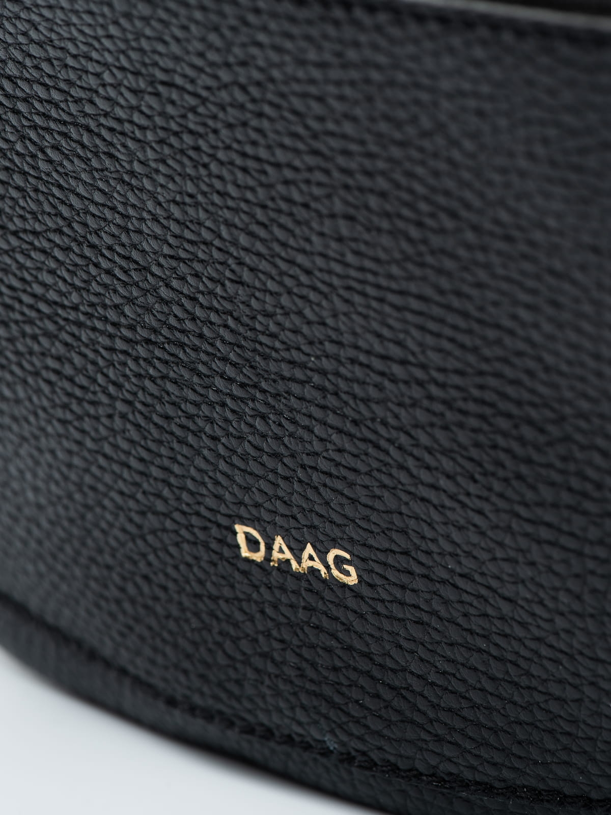 LARISSA XL czarna duża nerka damska saszetka torebka skórzana