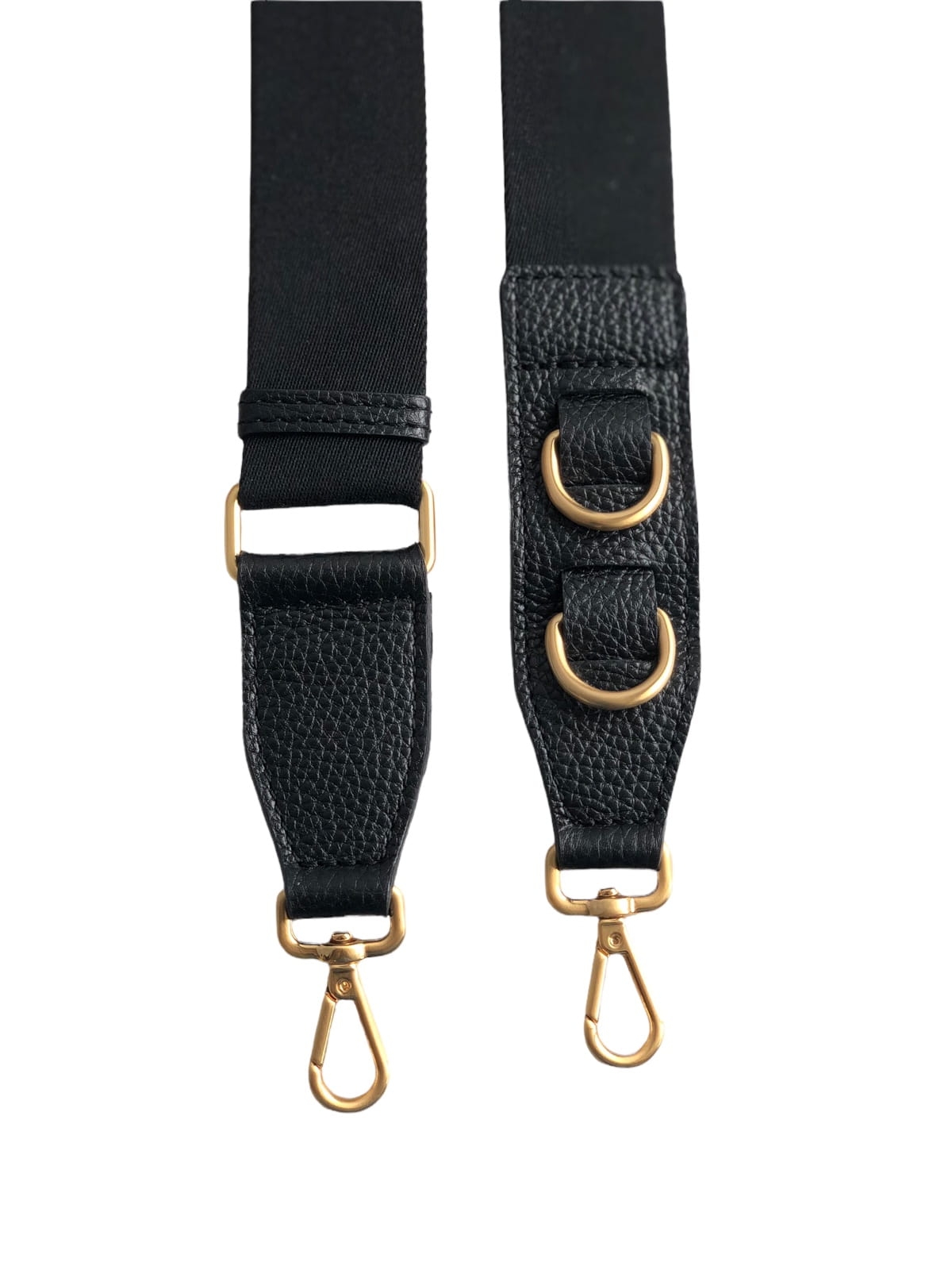 LARISSA XL czarna duża nerka damska saszetka torebka skórzana