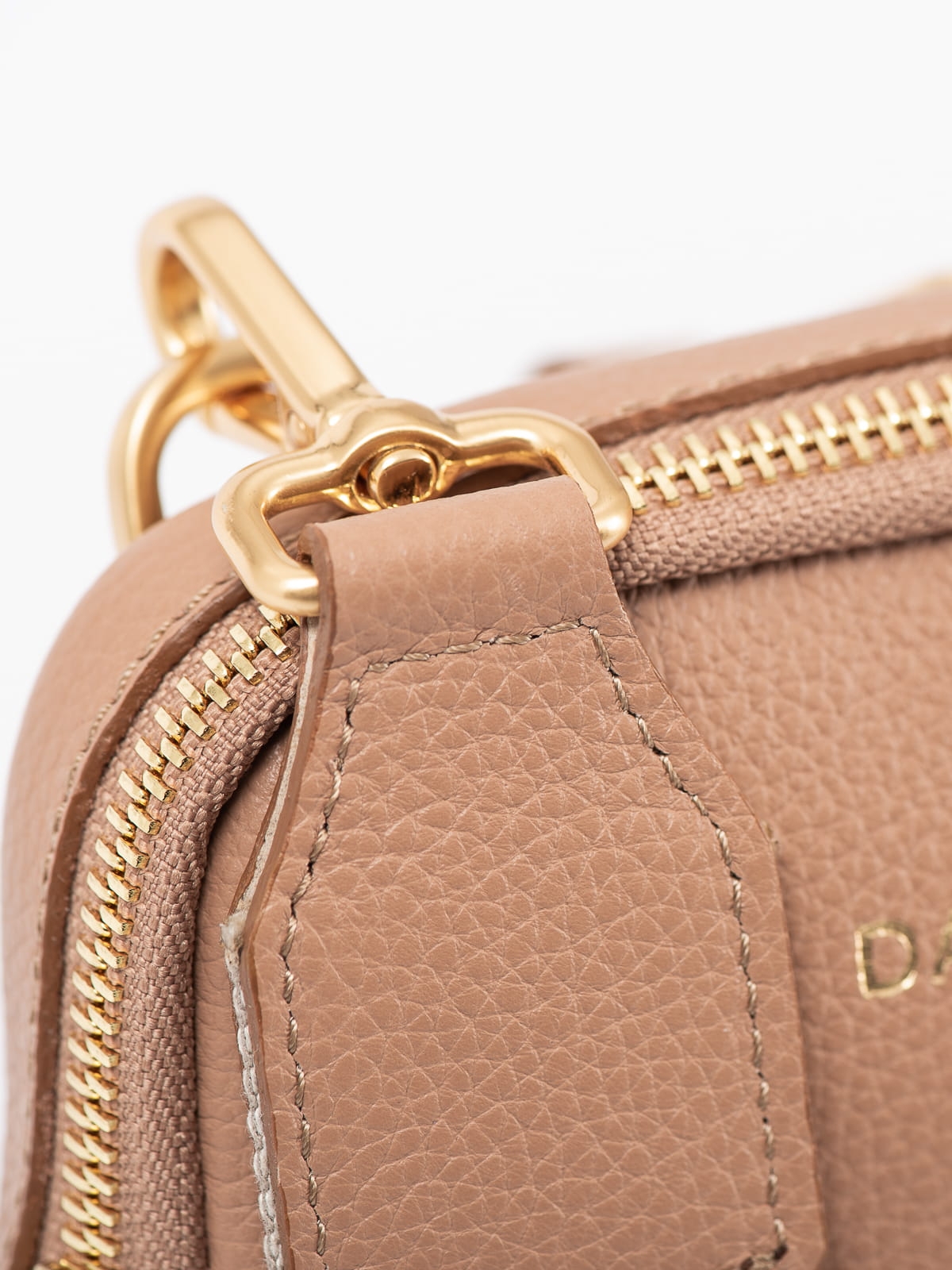 Irma beżowa torebka na telefon i portfel torebeczka na telefon