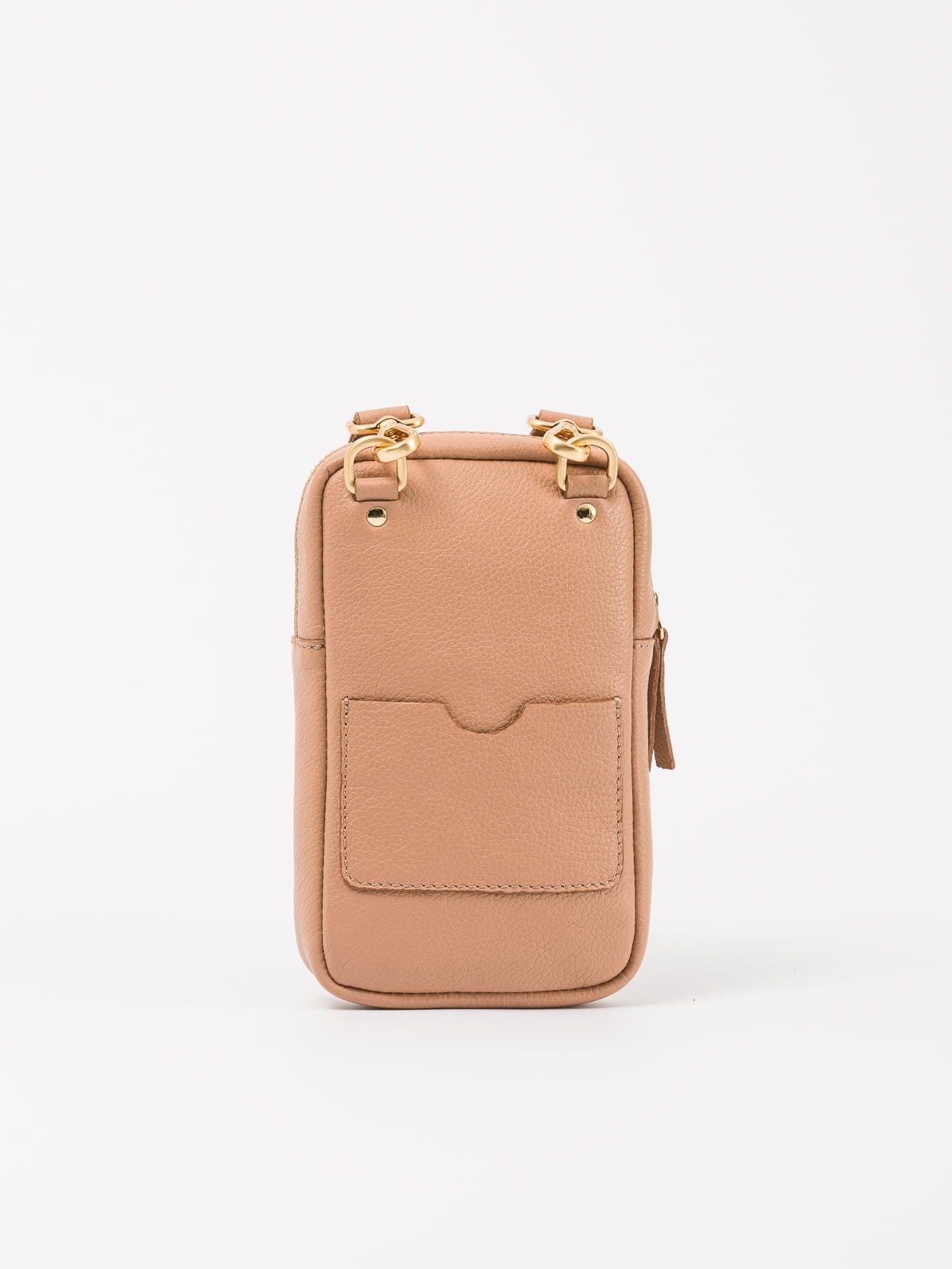 Irma beżowa torebka na telefon i portfel torebeczka na telefon