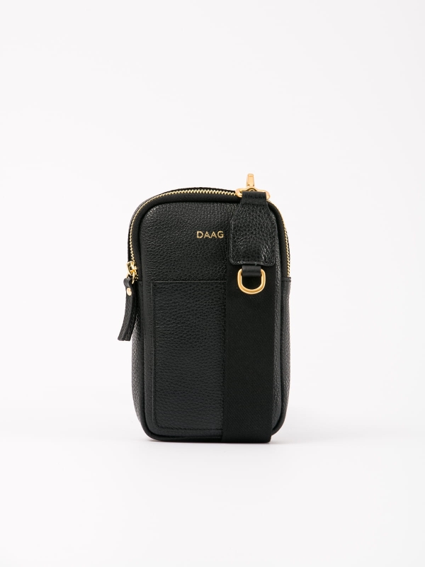 Irma czarna torebka na telefon i portfel torebeczka na telefon