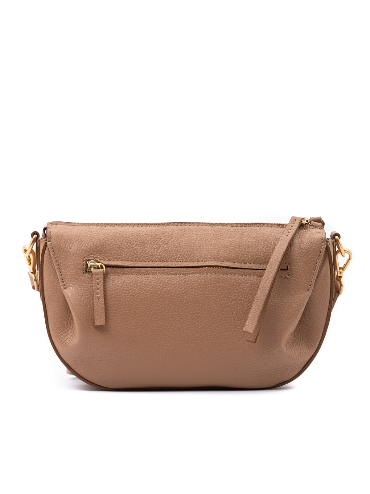 PENELOPE beżowa skórzana torebka damska listonoszka torba na ramię