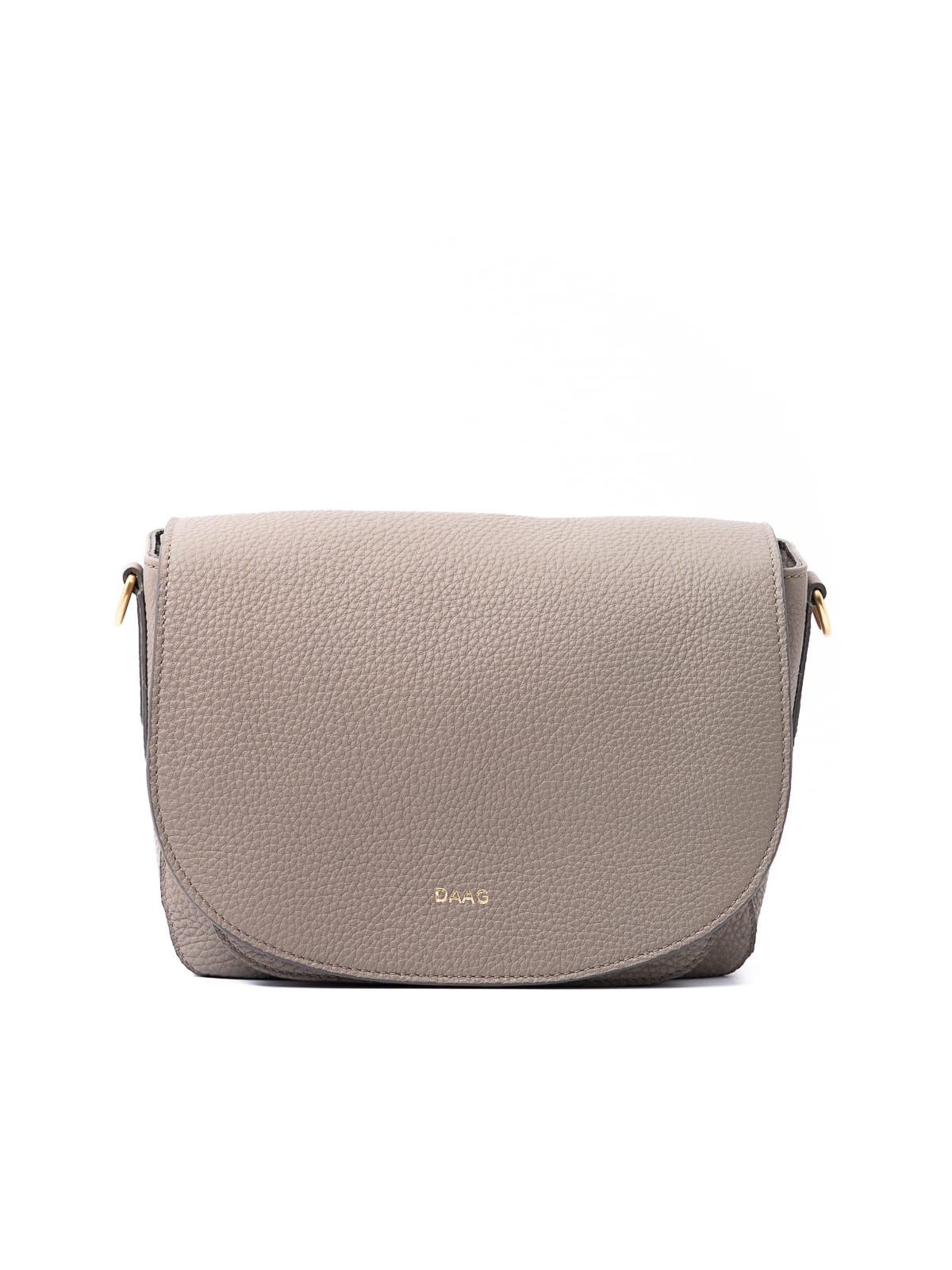 EMMANUELA taupe skórzana torebka damska listonoszka torba na ramię