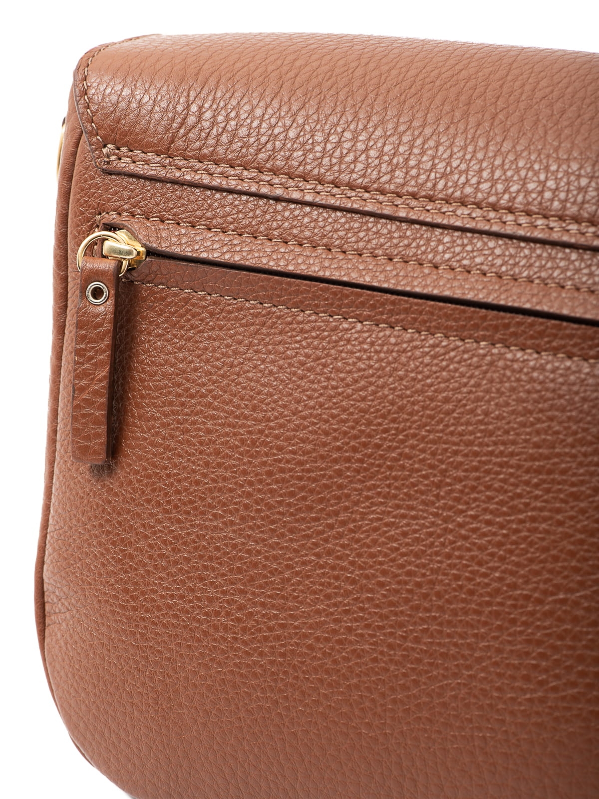 EMMANUELA koniak skórzana torebka damska listonoszka torba na ramię