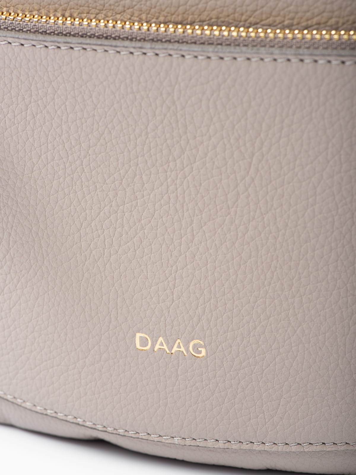 LARISSA XL beżowa duża nerka damska saszetka torebka skórzana