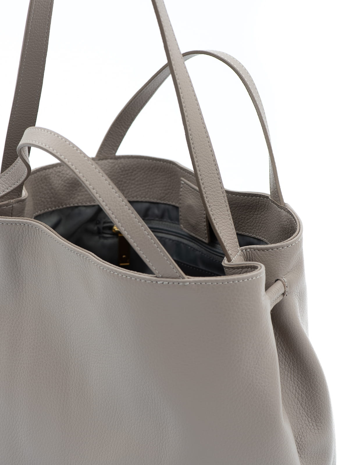 Carla damska skórzana torebka shopperka SOMETHINGWHITE