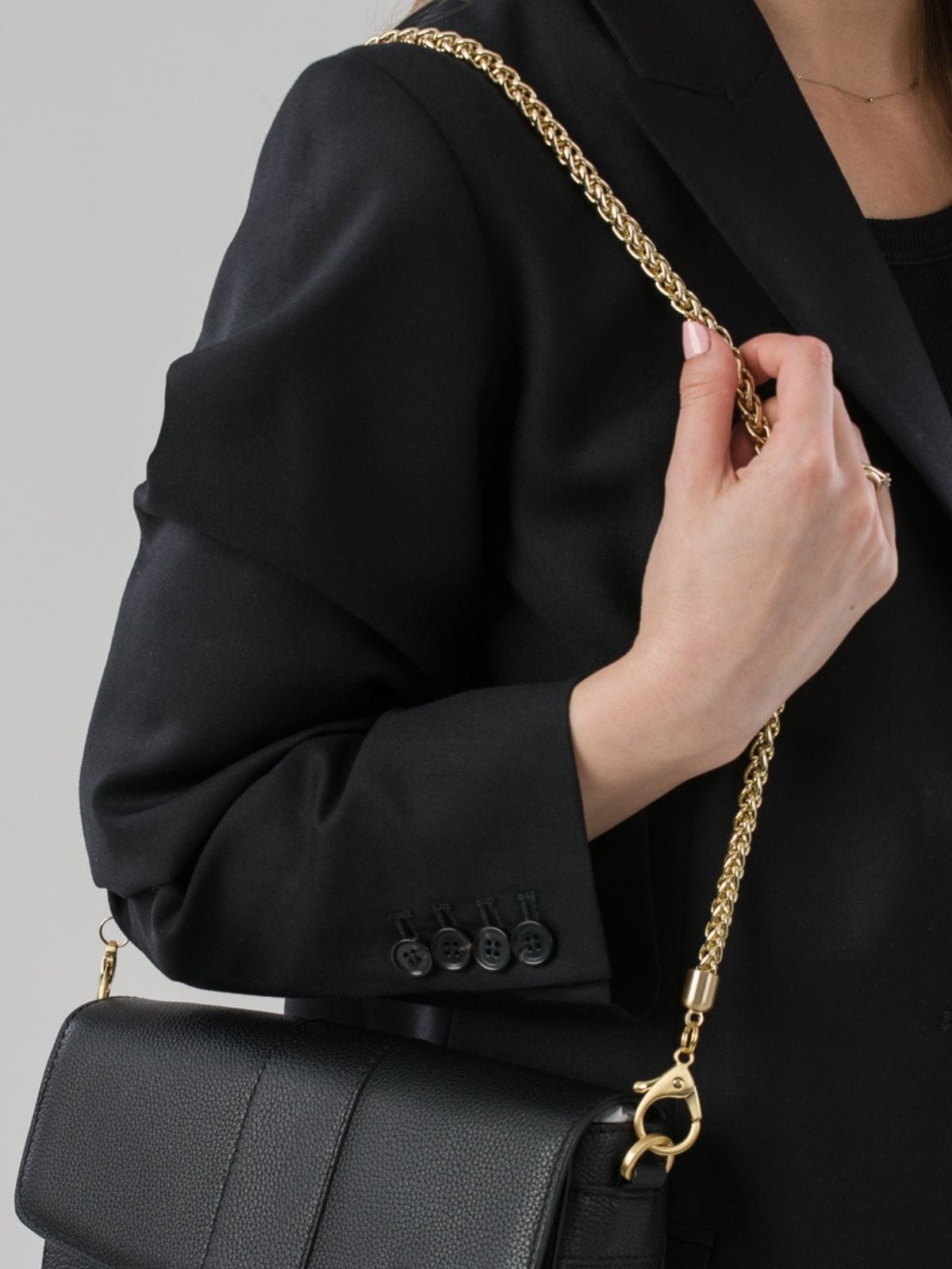 Pasek do torebki złoty łańcuszek (87,5 cm) somethingwhite