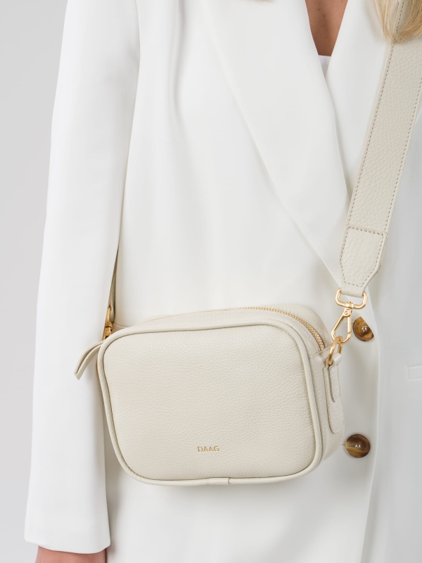 BETTY mała skórzana torebka damska listonoszka