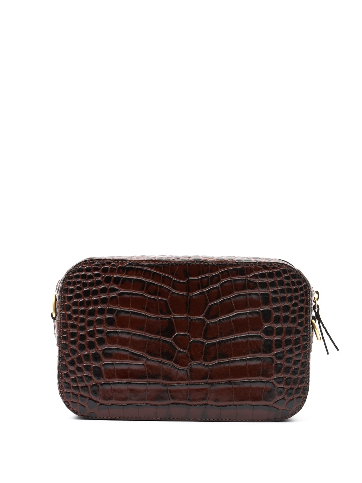 SALLY 1 brązowa skórzana torebka damska listonoszka