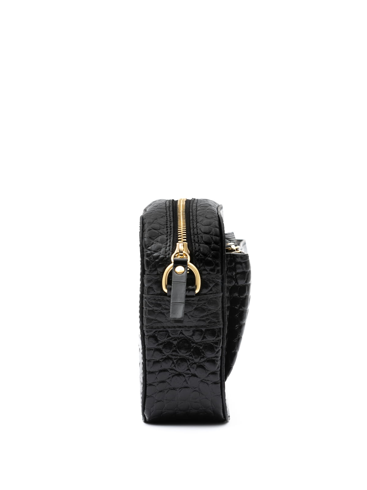 SALLY 1 czarna skórzana torebka damska listonoszka