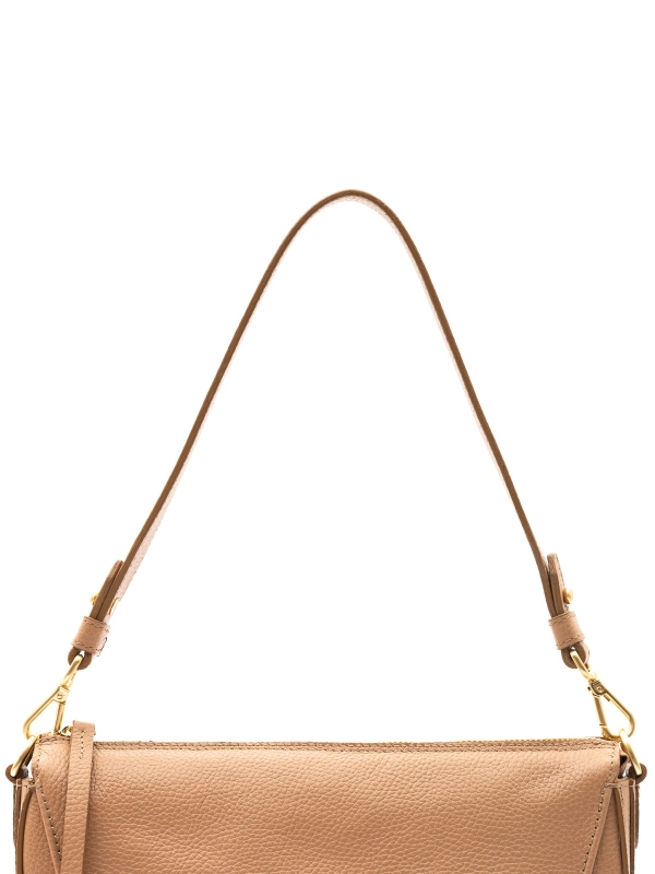 Rączka beżowa skórzana do torebki