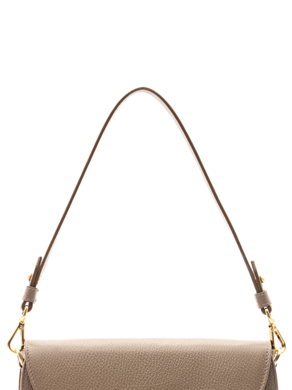 Rączka taupe skórzana do torebki