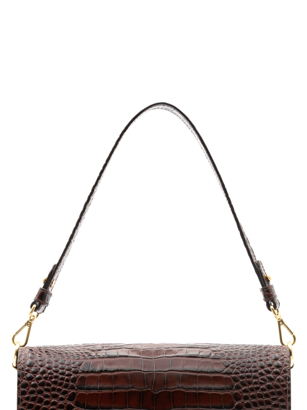 Rączka brązowa skórzana do torebki