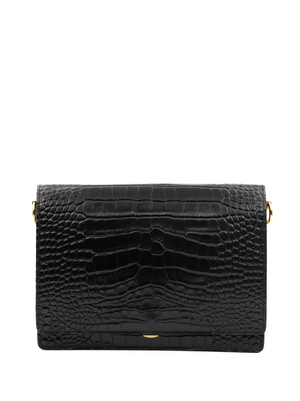 HARMONY czarna skórzana torebka damska duża