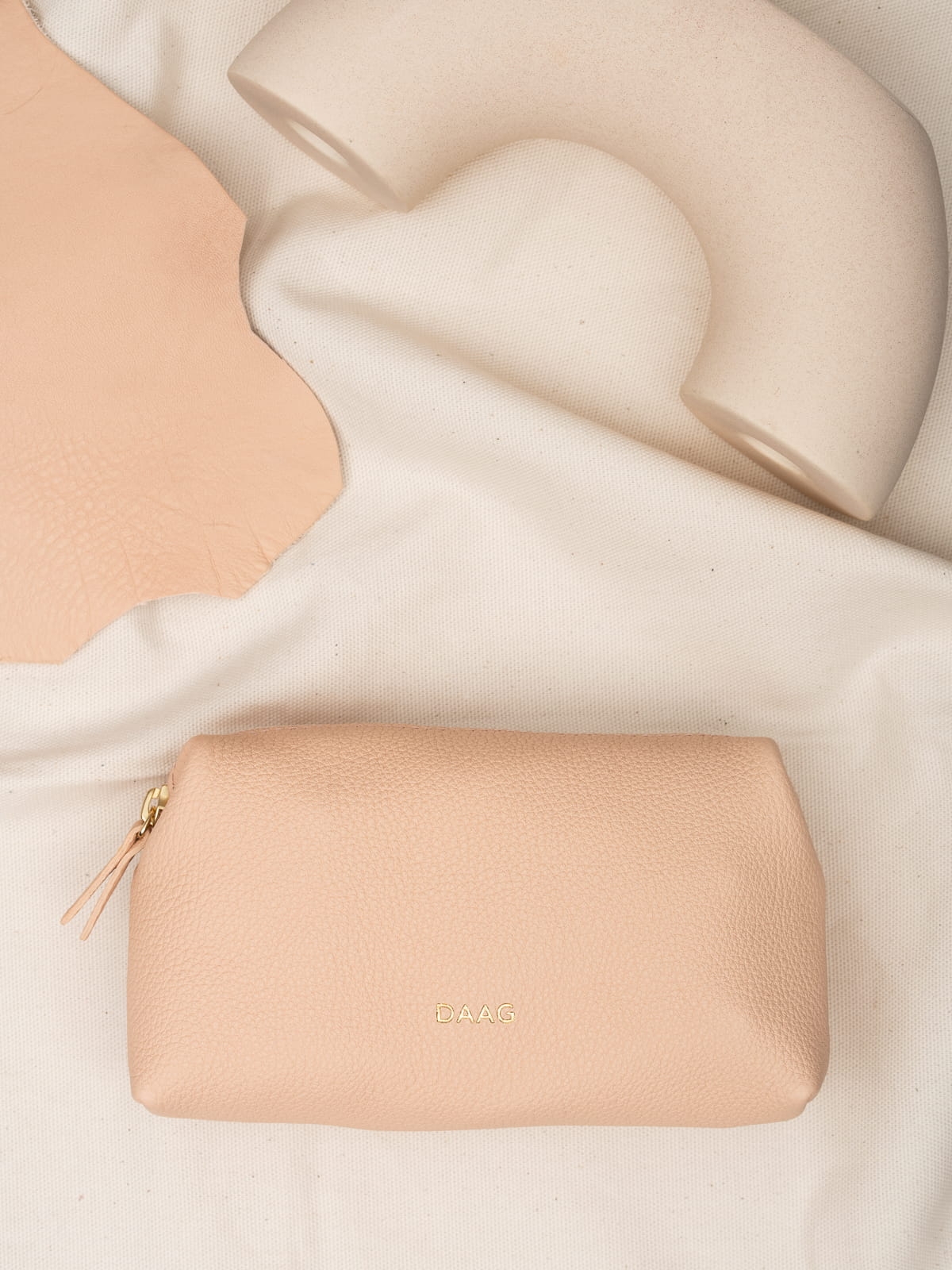 ALICE DAAG skórzana kosmetyczka damska zero waste