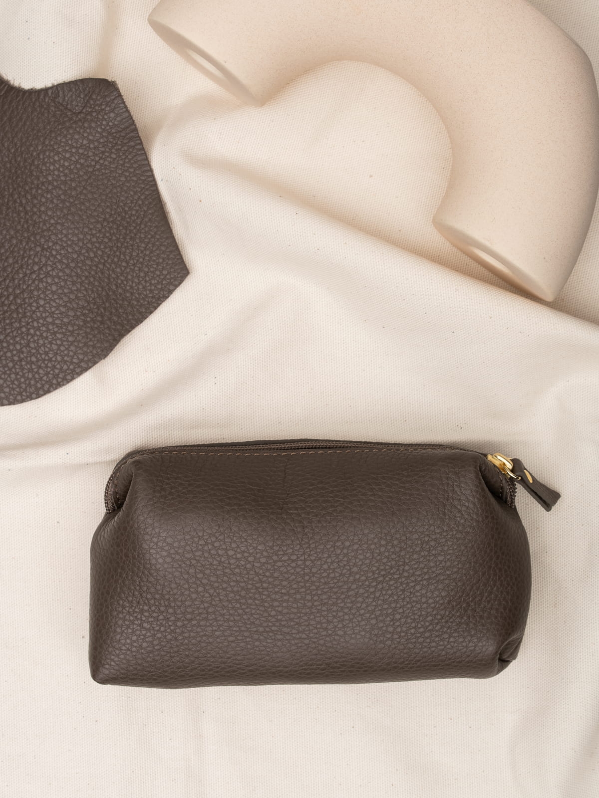 ALICE DAAG skórzana kosmetyczka damska zero waste