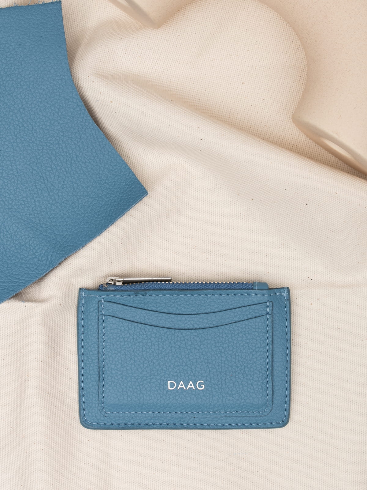 ARIA baby blue groszek skórzane etui daag zero waste