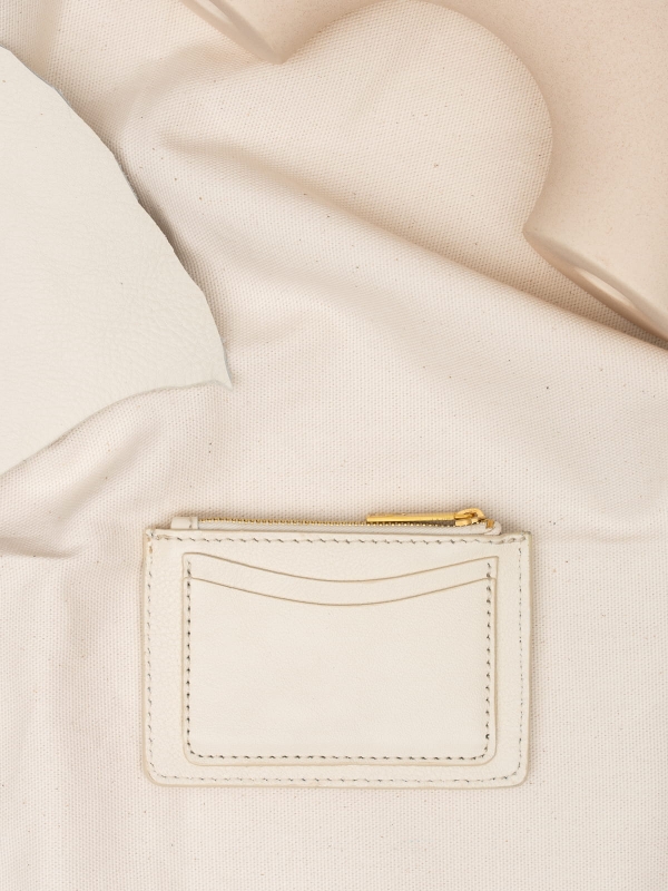 ARIA milk etui daag zero waste skórzane etui groszek