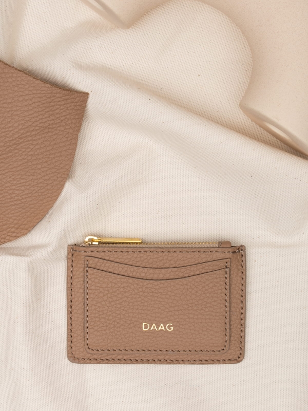 ARIA cappucino etui daag zero waste skórzane etui groszek