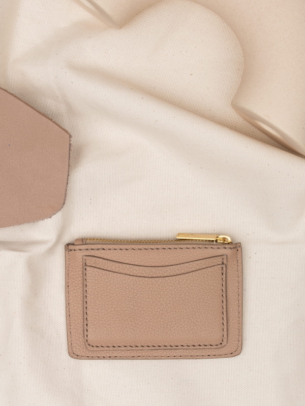 ARIA kawowy beż etui daag zero waste skórzane etui groszek