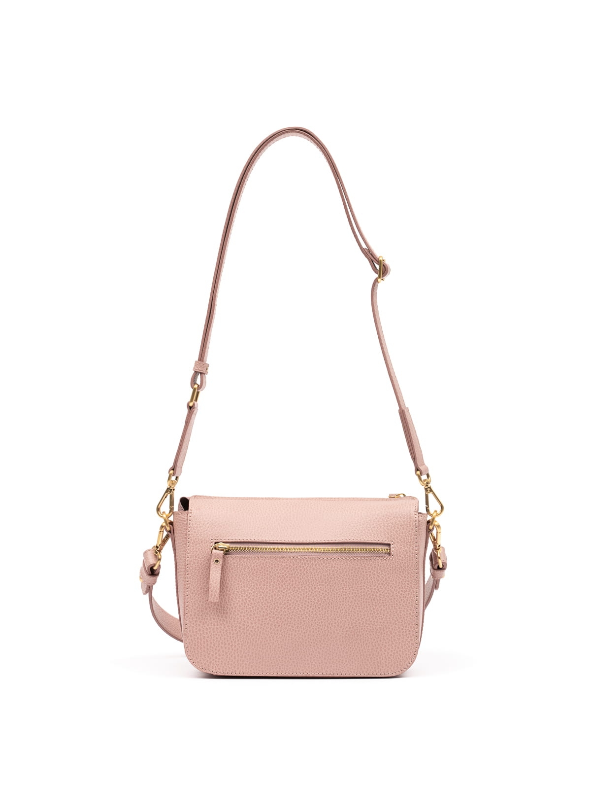 Mini Marlotte jasny róż skórzana torebka damska listonoszka torba na ramię