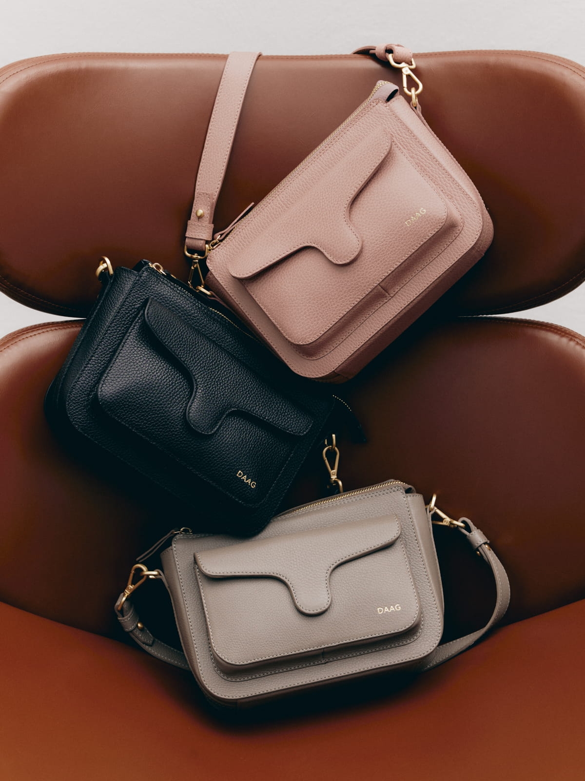 Mini Marlotte jasny róż skórzana torebka damska listonoszka torba na ramię