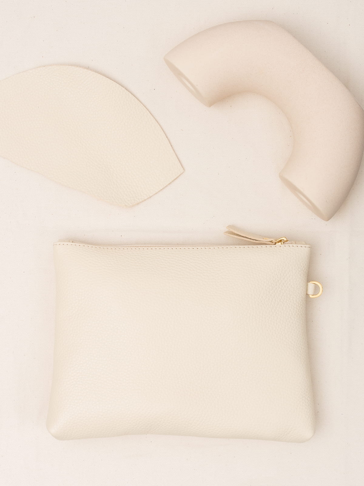 HOLLY milk skórzana kosmetyczka damska zero waste