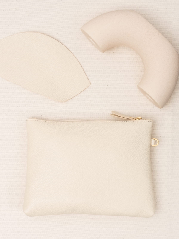 HOLLY milk skórzana kosmetyczka damska zero waste