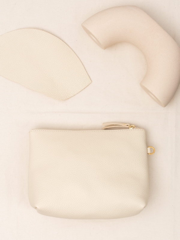 RUBY milk skórzana kosmetyczka damska zero waste