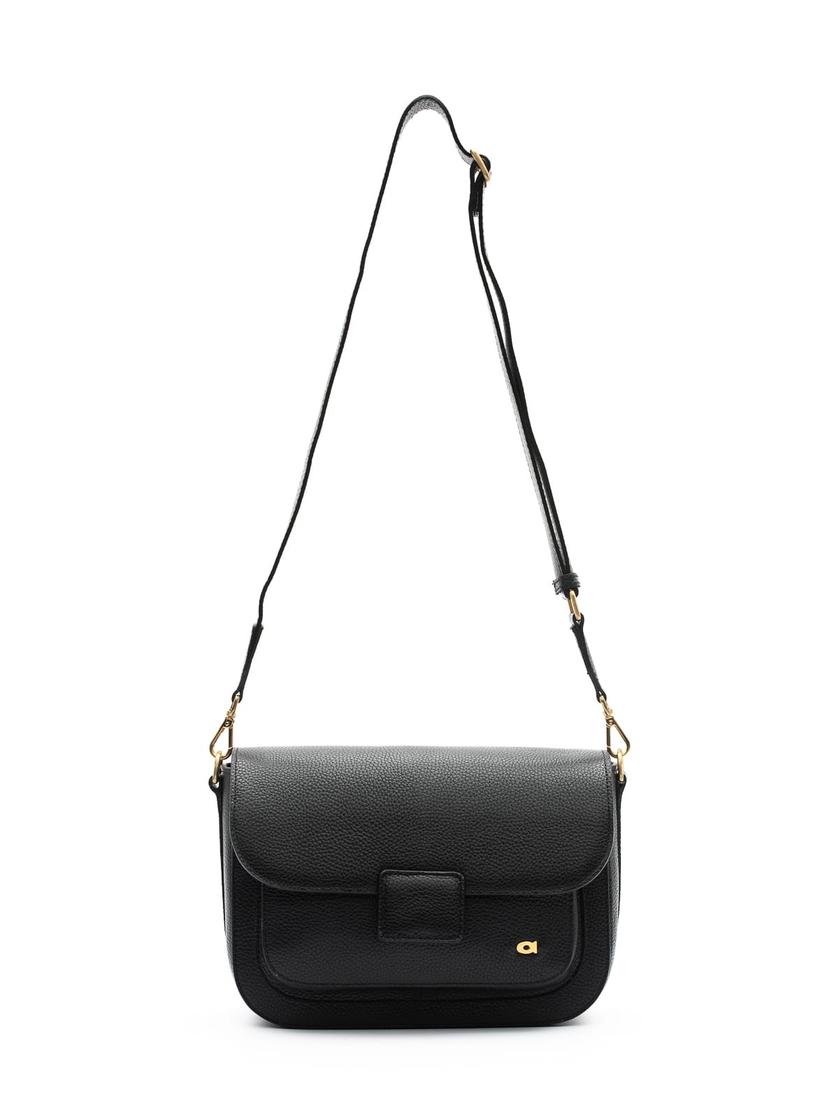 MADELINE czarna groszek skórzana torebka damska duża