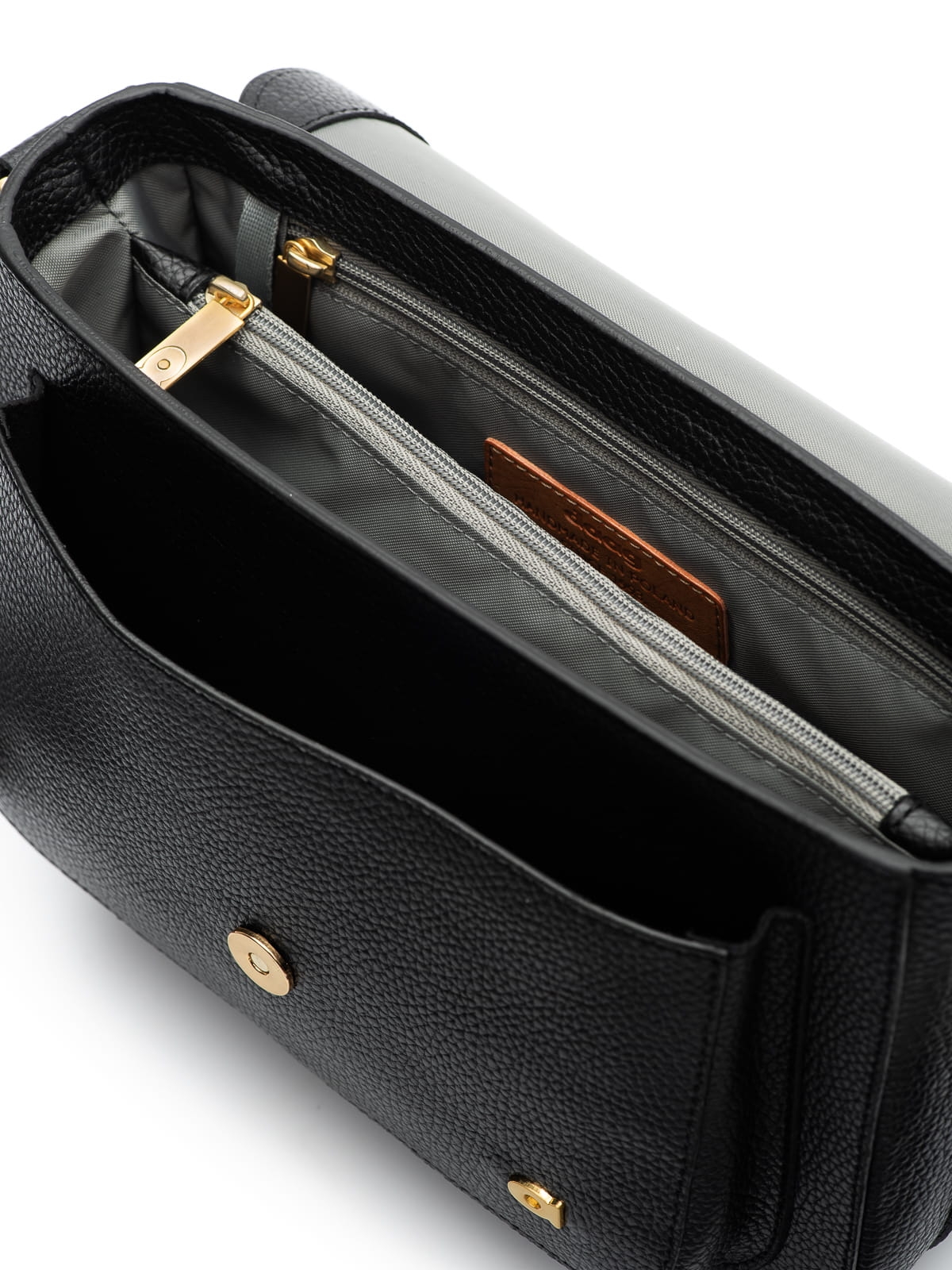 MADELINE czarna groszek skórzana torebka damska duża