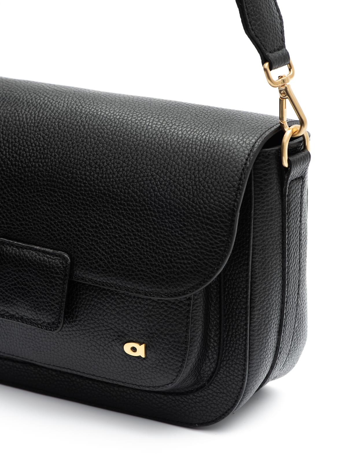 MADELINE czarna groszek skórzana torebka damska duża